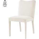 Alder Dining Chair in Cream Velvet (Set of 2)